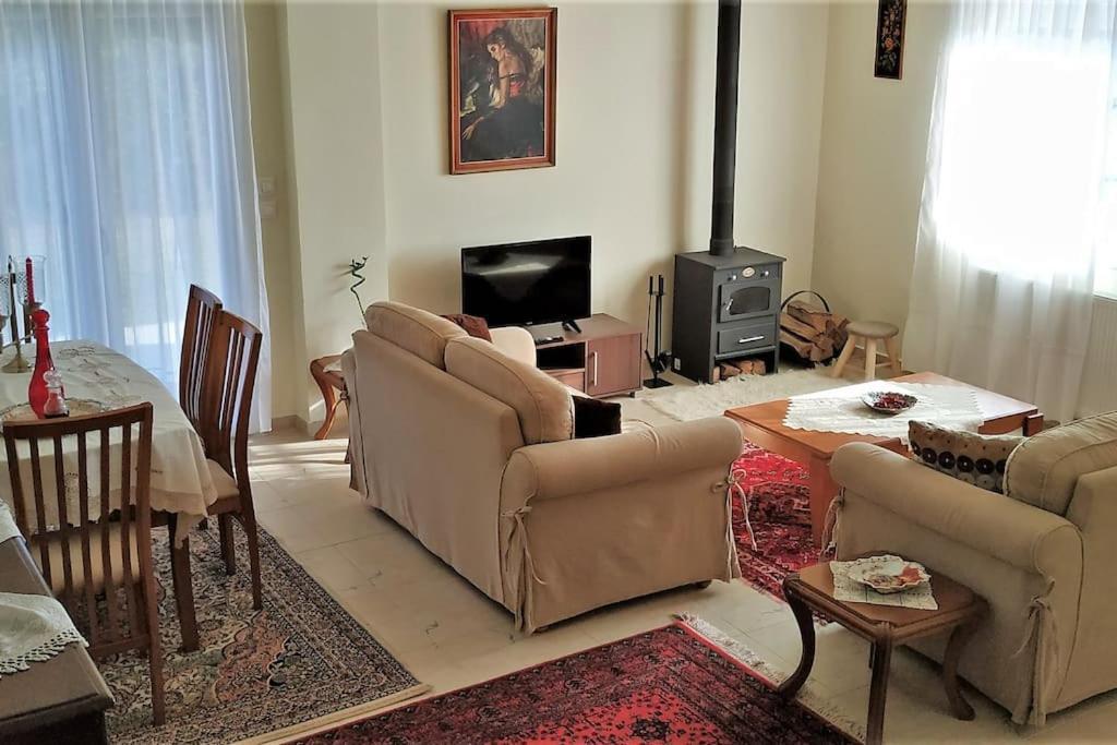 Deppy'S House Κοντά Στα Λουτρά Πόζαρ Apartment Chrysi ภายนอก รูปภาพ